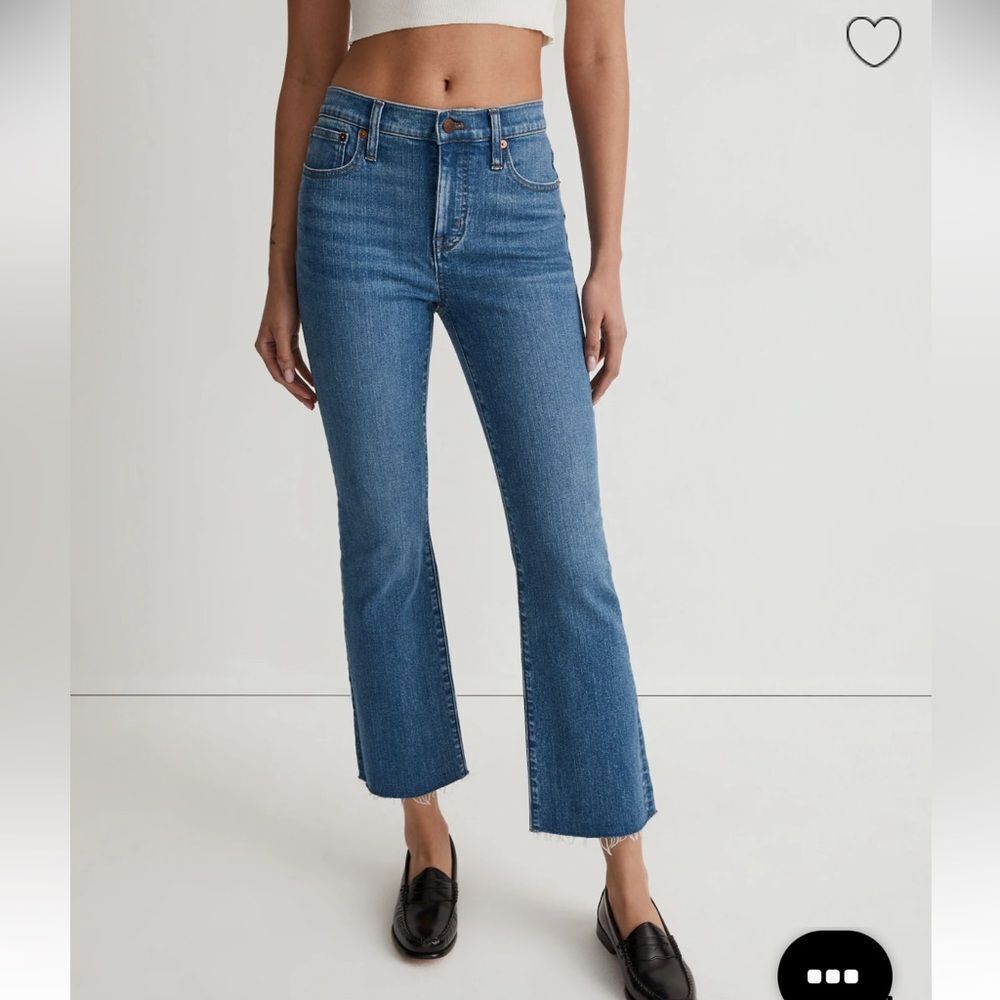 (Q3) Madewell Cali Women's Mid Rise Skinny Jeans Size 30 Mid Rise Wide Leg Blue